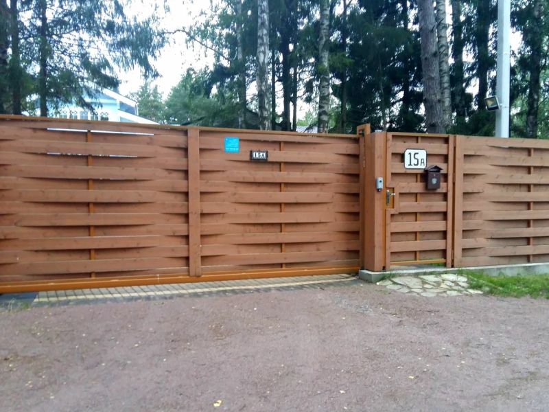 fvg1a3nubzhwuw717ko6m45y4a6axdq6.jpg Деревянный забор Плетенка с воротами и калиткой — изображение 1